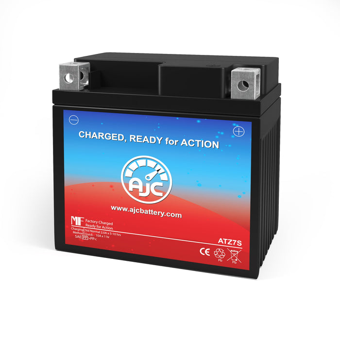 AJC Battery Compatible with Chrome Battery 5L-BS Powersports Battery