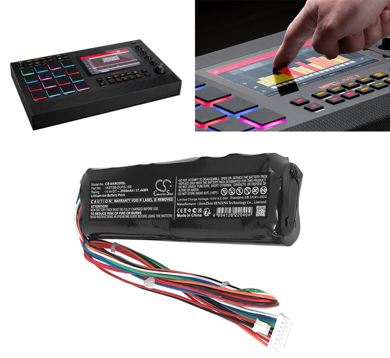 Akai LIVE II MPC Live MPC Live MK2 Amplifier Replacement Battery