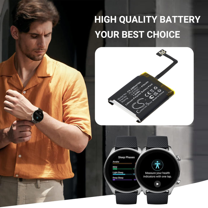 Amazfit GTR 4 47mm Smart Watch Replacement Battery