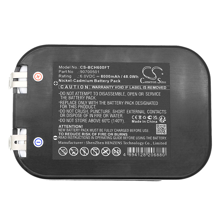 Bookeen Eisemann Halo 6 Eisemann B6008 Flashlight Replacement Battery