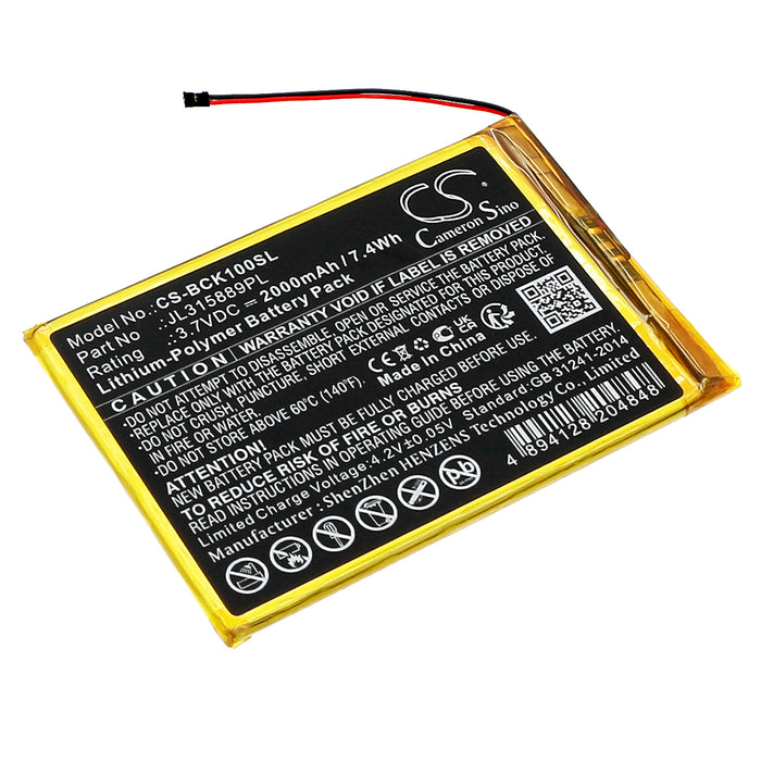 Black & Decker CYBFT1F-BK Cybook Muse HD eReader Replacement Battery