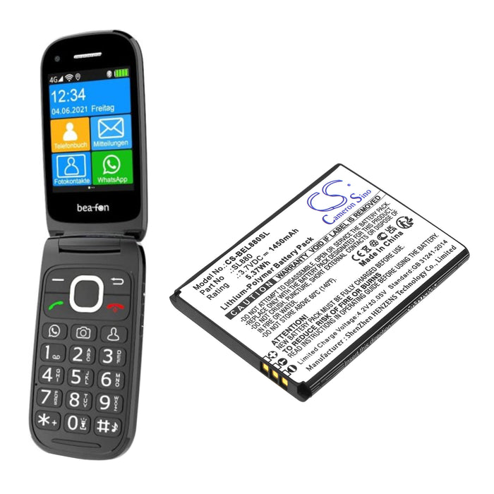 Bea-fon SL880 Touch SL800 4G Mobile Phone Replacement Battery
