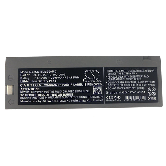 BIONICS BPM-770 2600mAh Medical Replacement Battery