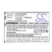 Bobsweep Pidion SF6510 Barcode Replacement Battery