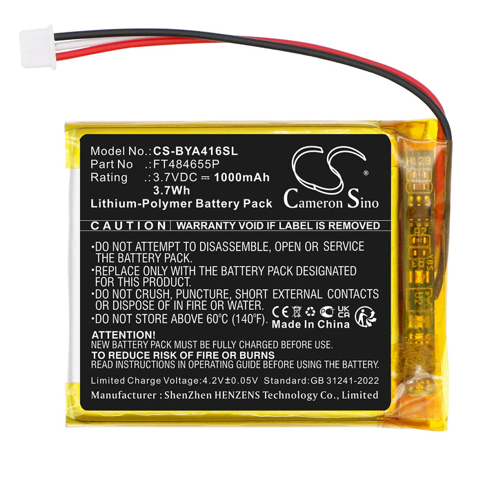 Babymoov A014416 A014422 Babyphone Video YOO-care Babyphone Video YOO-travel Baby Monitor Replacement Battery