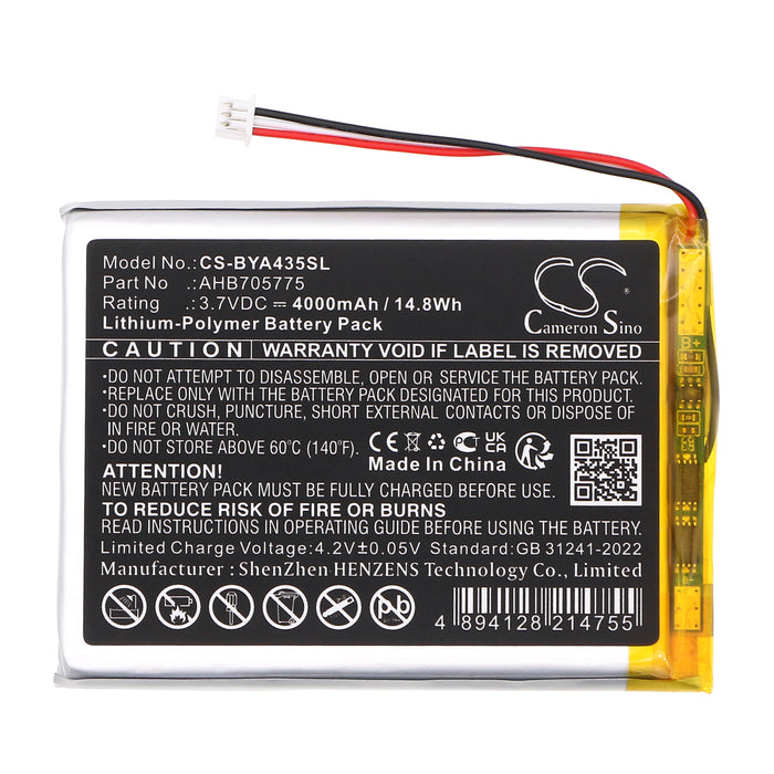 Babymoov A014426 A014433 A014435 Babyphone YOO Go+ HD Babyphone YOO Master+ Babyphone Yoo Go +. A014429 Babyphone Yoo Baby Monitor Replacement Battery