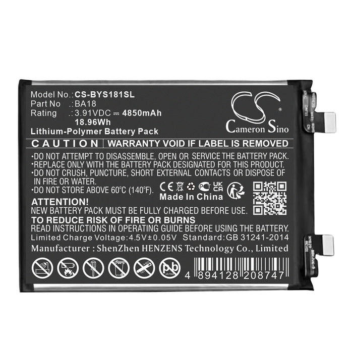 CAT V2344A S18 Pro Mobile Phone Replacement Battery