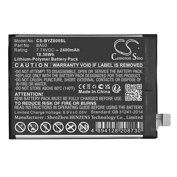 Google IQOO Z8 Mobile Phone Replacement Battery