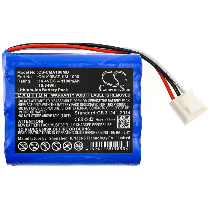 Comen CM100 CM300 Medical Replacement Battery