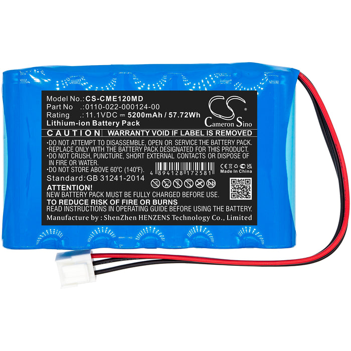 COMEN CM-1200A ECG Medical Replacement Battery