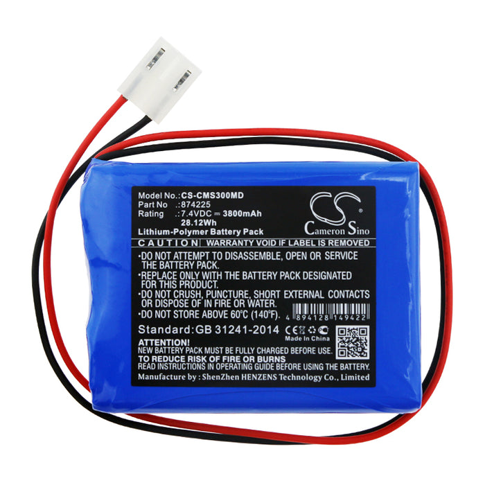Contec ECG-300G ECG300GT Medical Replacement Battery