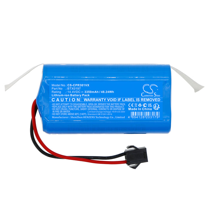 Mellerware VR3000 VR3110 VR3100 VR3115 Vacuum Replacement Battery