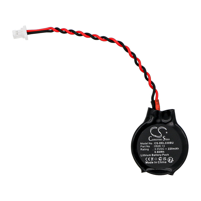 Dell Latitude 3330 Latitude E4310 Latitude E5420 Latitude E6410 Latitude E6510 CMOS Backup Replacement Battery