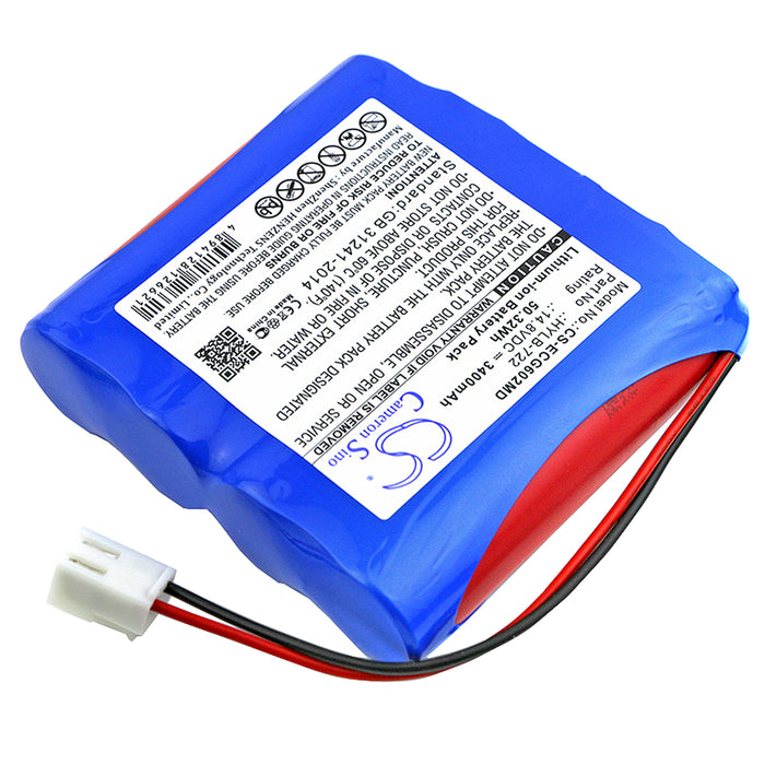 Biocare ECG-6010 ECG-6020 iE6 3400mAh Medical Replacement Battery