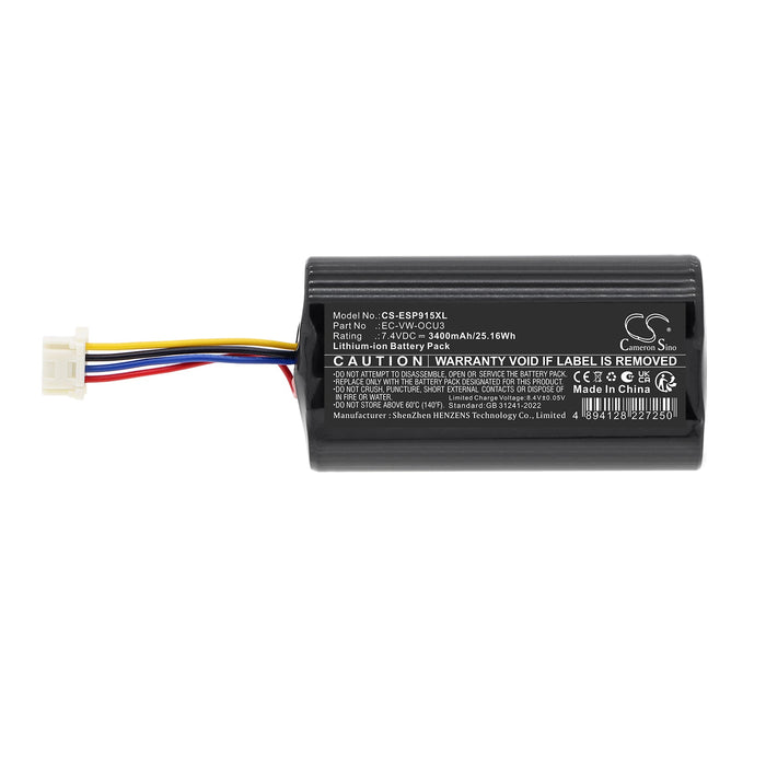 Volkswagen Arteon 3H 2017 Atlas Cross Sport CM 2020-2023 Caddy SB 2021 Camper SH 2020 Camper SJ 2020 Craf 3400mAh Emergency Supply Replacement Battery
