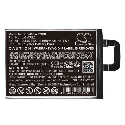 Google GC15S GGH2X Pixel 9 Pro Fold 3050mAh Mobile Phone Replacement Battery