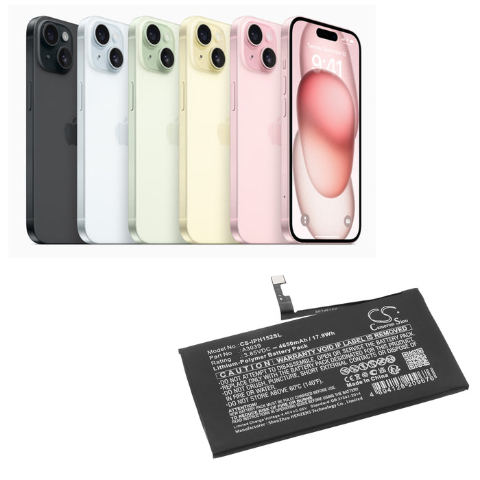Apple iPhone 15 Plus Mobile Phone Replacement Battery