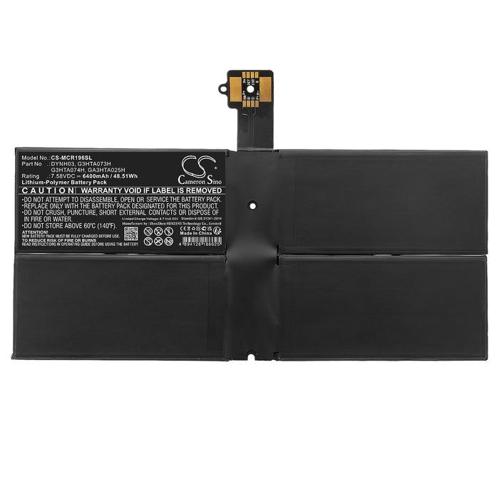 Microsoft Surface Pro 7 Plus Surface Pro 7 1960 Tablet Replacement Battery
