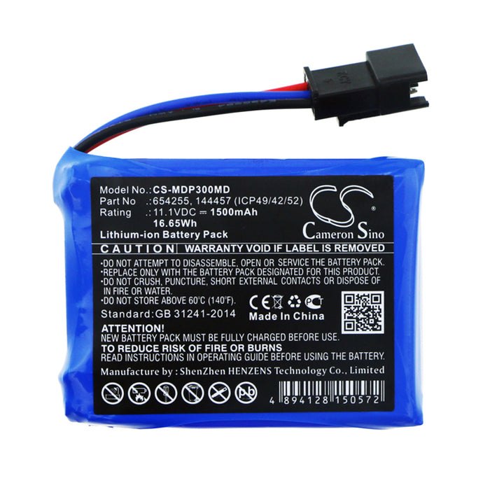 Medcaptain MP-30 MP-60 SYS-6010 Medical Replacement Battery