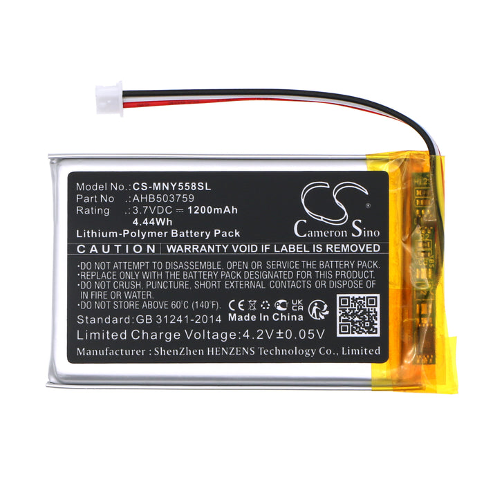 Motorola MB55935BV-2T MB55935-2T Split 55 MB55935 MB55810-2T MB55810 MB55933-2T Trust 30 MB55933 MB55935BV Baby Monitor Replacement Battery