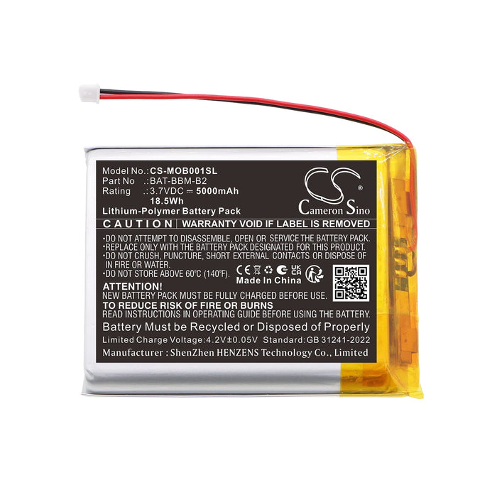 Bonoch BBM03 BBM05 MegaView Baby Monitor 7 BBM01 Baby Monitor Replacement Battery