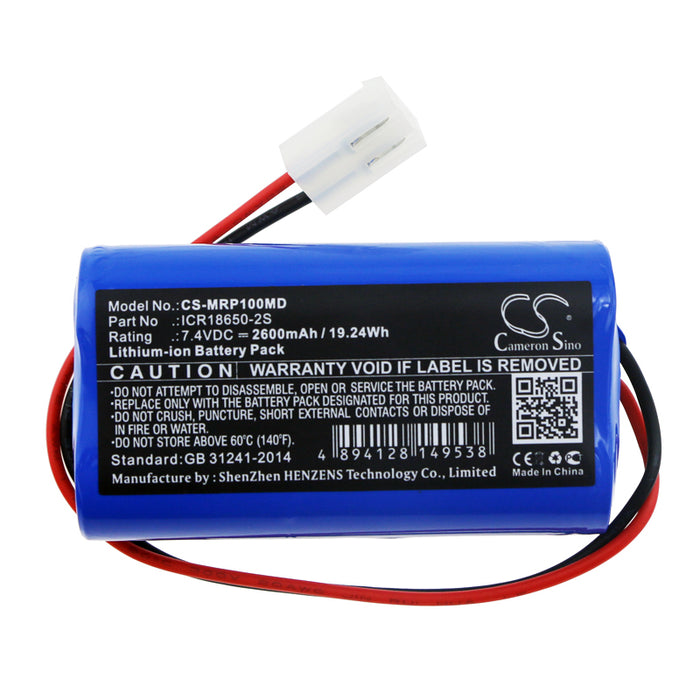 Mindray SP1 SP1 Syringe Pump 2600mAh Medical Replacement Battery