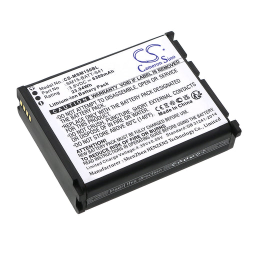 Modster SM15 SM15N SM15W SM15X Barcode Replacement Battery