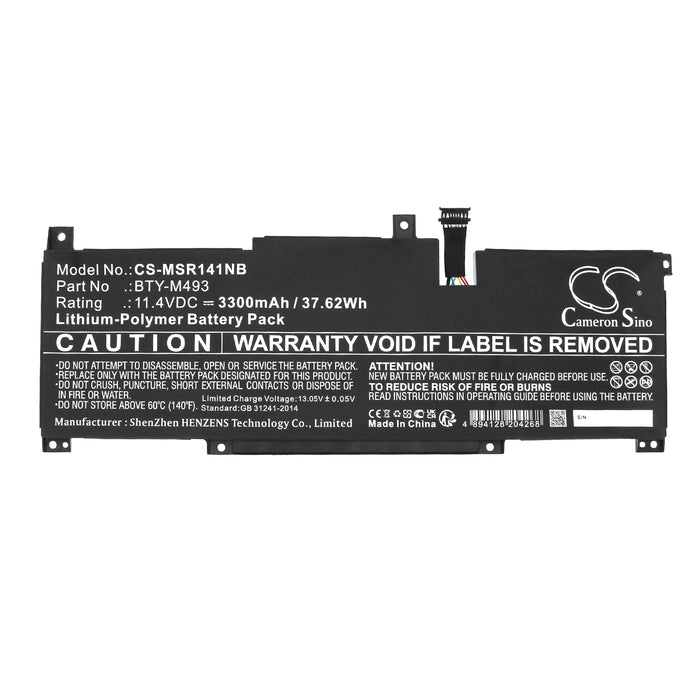 Monster Modern 14 B11MOU-861IN Modern 14 B11MOU-1064XES Modern 14 B11 Modern 14 B11MOU-862IN Modern 14 B11MOU- Laptop and Notebook Replacement Battery