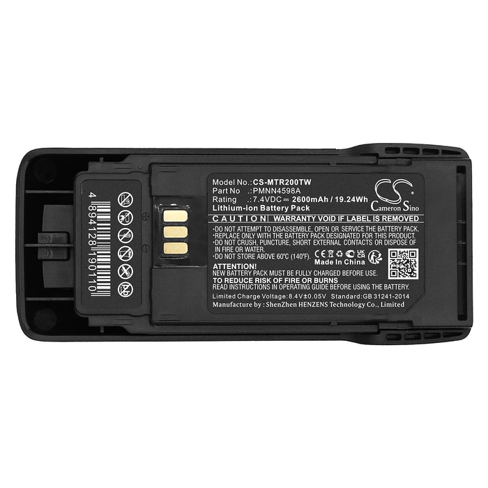 Motorola R2 Two Way Radio Replacement Battery