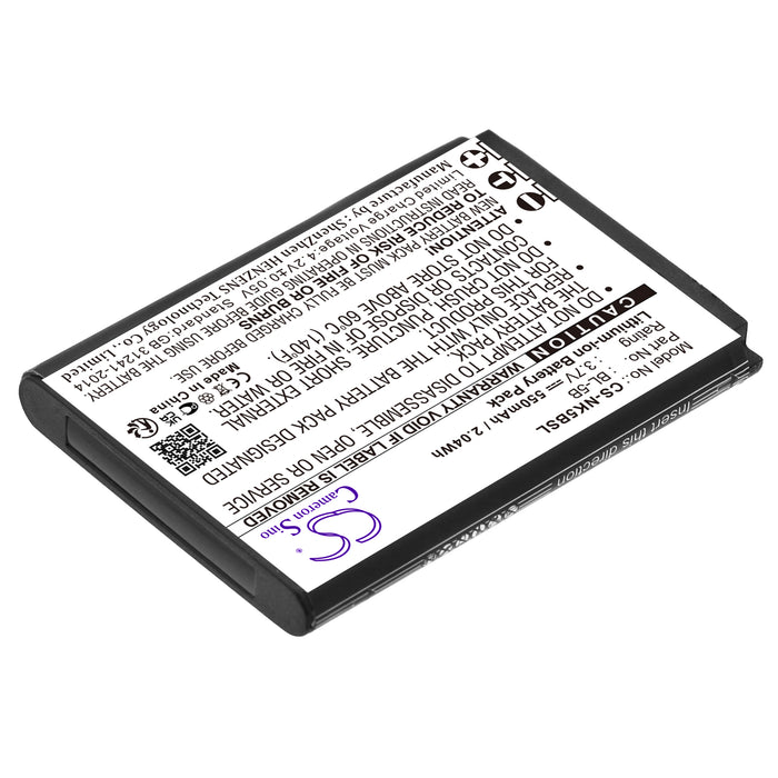 Alcatel One Touch S680 OT-S680 550mAh Camera Replacement Battery