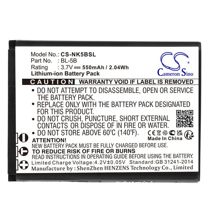 Alcatel One Touch S680 OT-S680 550mAh Mobile Phone Replacement Battery