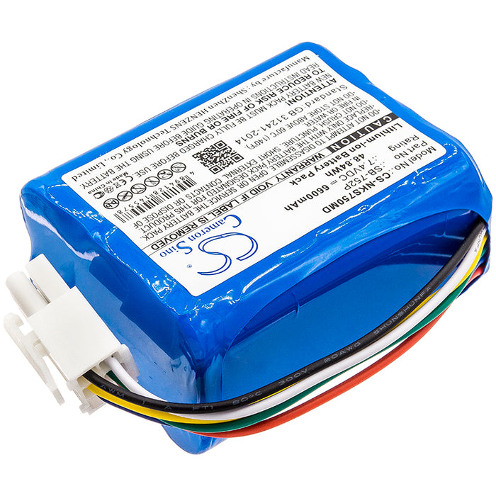 Nihon Kohden SVM-7501 6600mAh Medical Replacement Battery