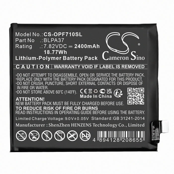 OPPO Find X7 Ultra Mobile Phone Replacement Battery