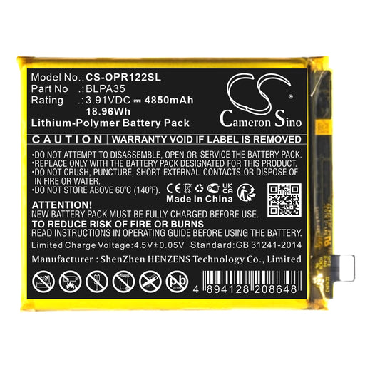 OPPO 12 Pro Plus Mobile Phone Replacement Battery