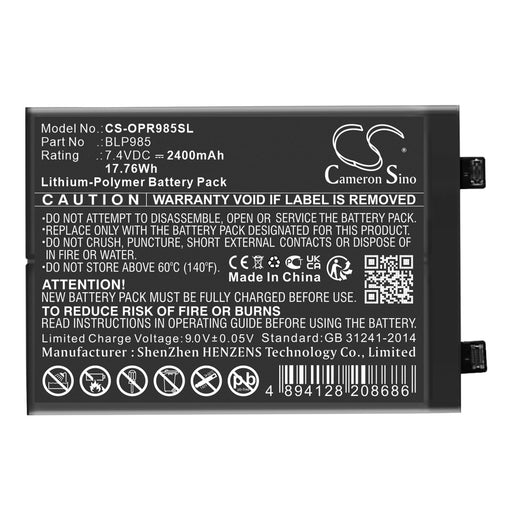 Realme Realme GT NEO5 Mobile Phone Replacement Battery