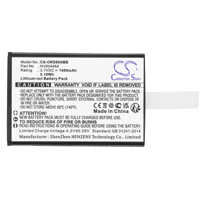 Lionelo BY 110 Baby Monitor Replacement Battery