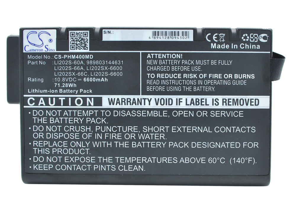 Anritsu CMA 4000 OTDR CMA4000i OTDR CMA-4500 6600mAh Medical Replacement Battery
