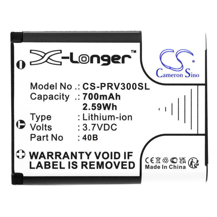 Prestigio LR-300, RoadRunner 300 Dashcam Replacement Battery