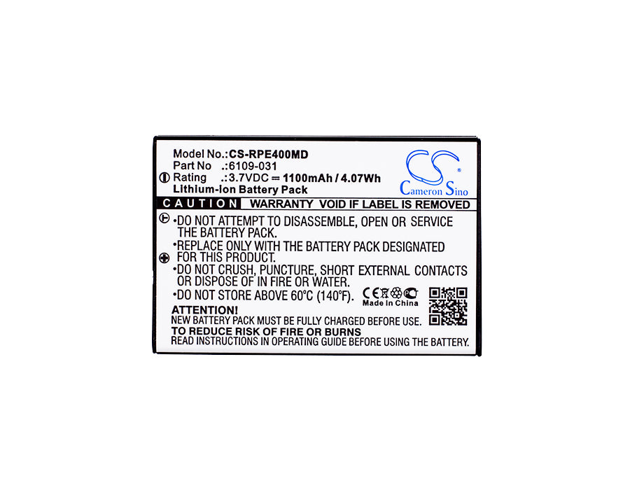Rainin E4 pipette E4 XLS+ Medical Replacement Battery