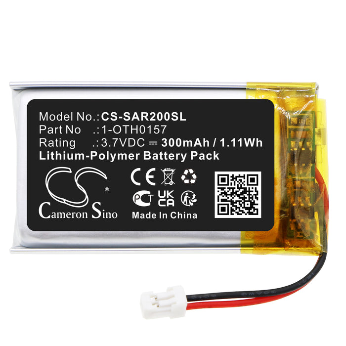 Samson Swar2 Airline Micro AR2 receiver Headphone Replacement Battery