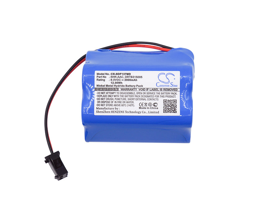 Sanyo MDF-137 MDF-C8V MDF-U333 MDF-U537 MDF-U537D MDF-V7486SC VIP Plus Medical Replacement Battery