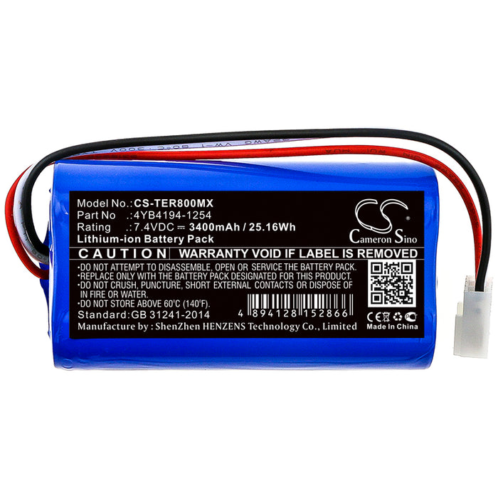 Terumo TE-SS800 Infusion Pump 3400mAh Medical Replacement Battery