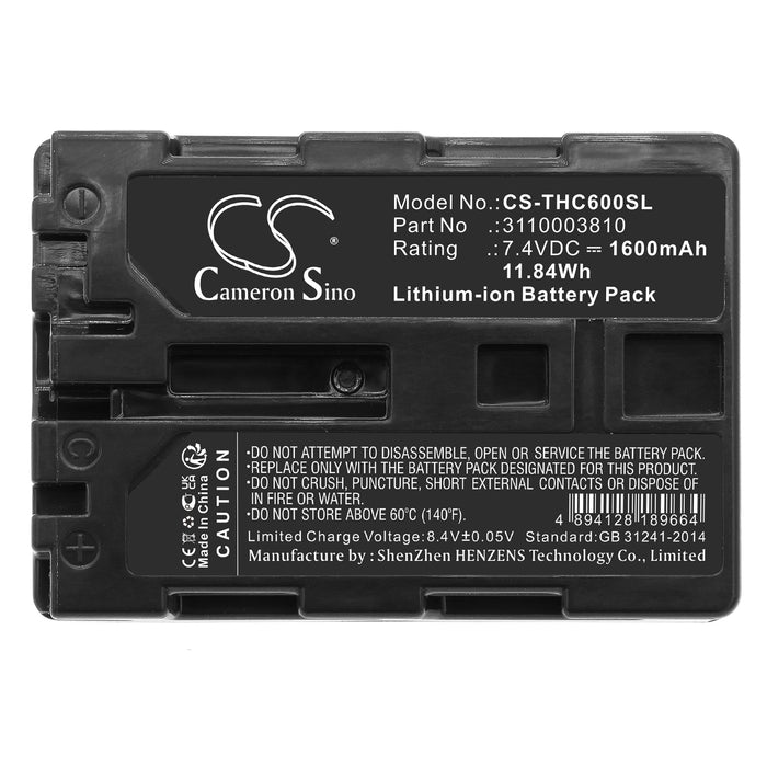 Trotech IC60 IC80 IC100 IC120 Thermal Camera Replacement Battery