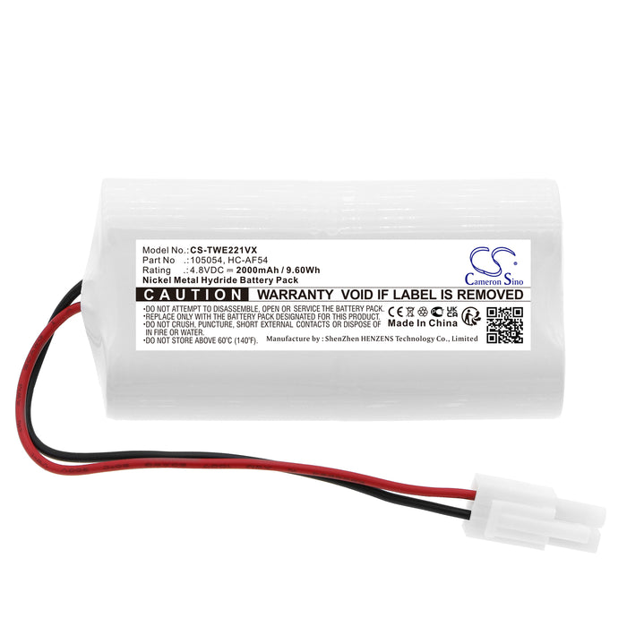 TWINBIRD HC-E221 HC-E221BL HC-EB21 HC-EB21W Vacuum Replacement Battery