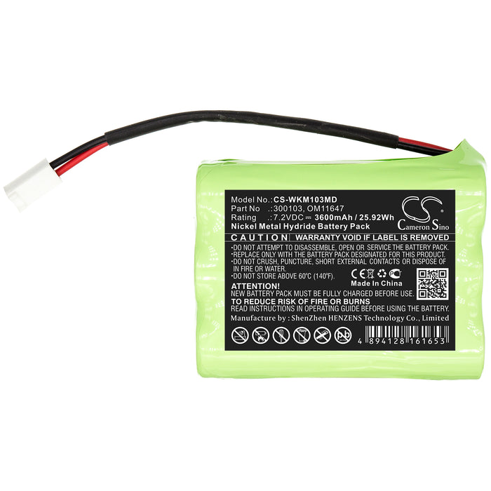 Walkmed Infusion Pump Infusion Triton Medical Replacement Battery
