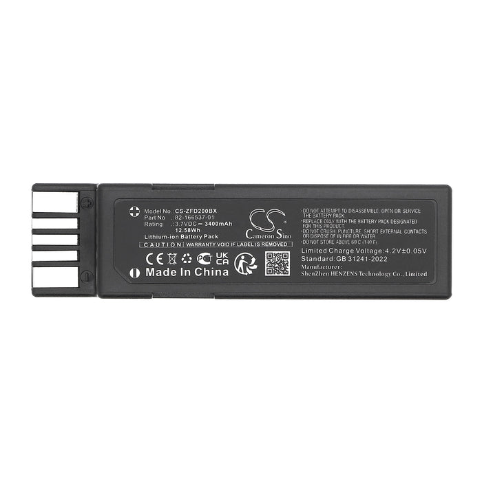 Zenith RFD2000 Barcode Replacement Battery
