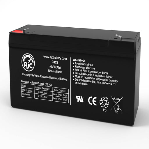Fullriver HGL14-6TH 6V 12Ah Sealed Lead Acid Replacement Battery