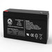 York-Wide Light M2E12 6V 12Ah Emergency Light Replacement Battery