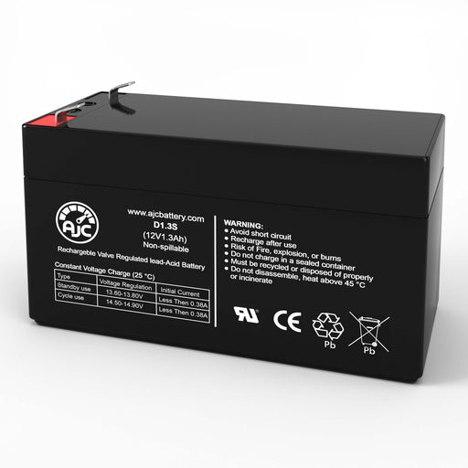 Critikon Systems 1000 Vitanet Bedside Monitor 12V 1.3Ah Medical Replacement Battery