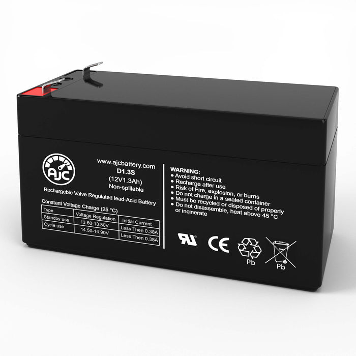 Napco GEMA1000E 12V 1.3Ah Alarm Replacement Battery